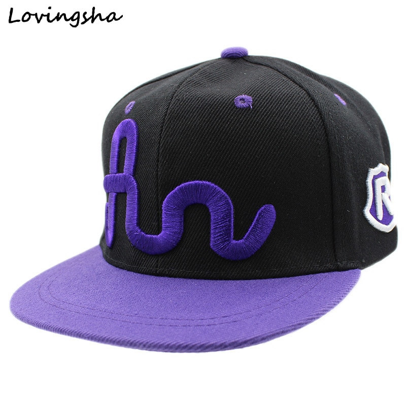 LOVINGSHA Boy Baseball Caps For 3-8 Years Old Kid 3D Letter Design Snapback Caps High Qaulity Adjustable Cap  For Girl CC006